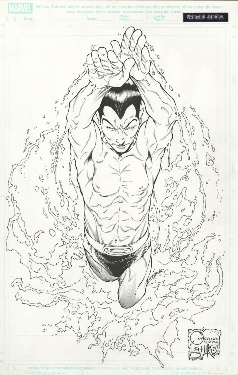 Namor The First Mutant variant cover by Joe Quesada and Dan Miki