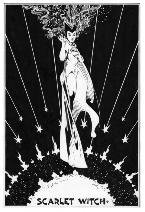 The Scarlet Witch by P. Craig Russell.  Source.