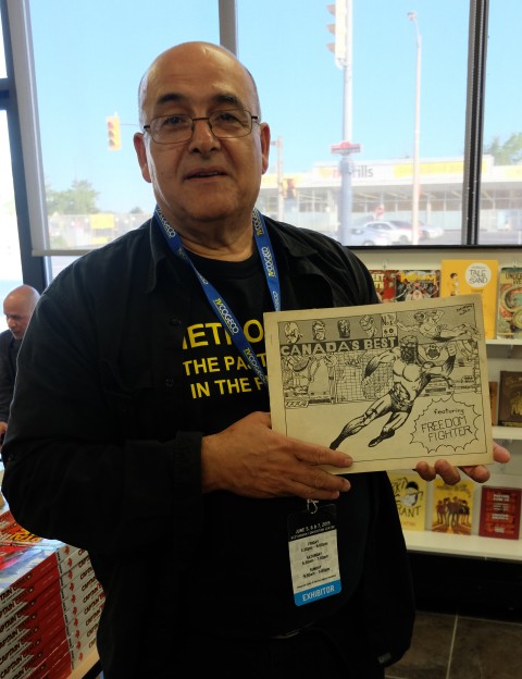 Vince Marchesano with his fanzine from 1968