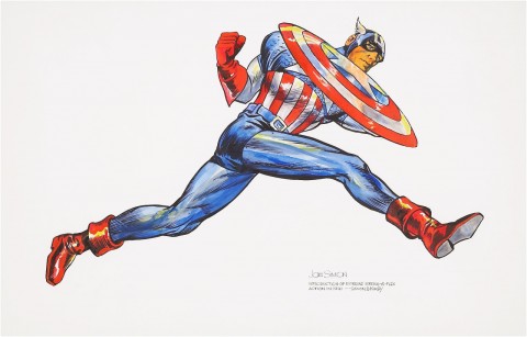 Captain America by Joe Simon.  Source.