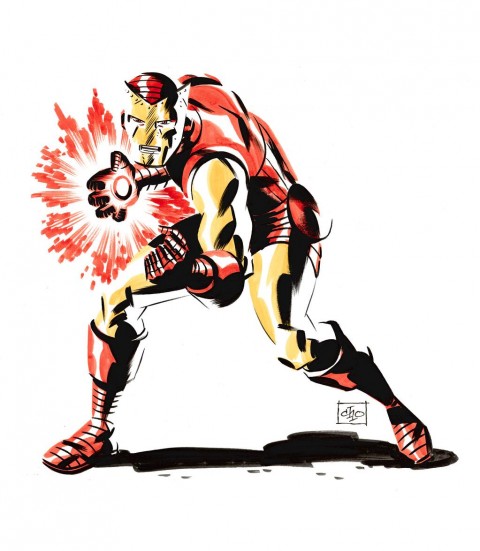 Iron Man by Michael Cho.  Source. 