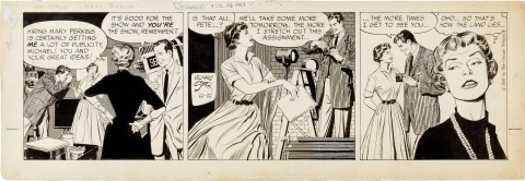 On Stage With Mary Perkins 10-10-1957 Daily by Leonard Starr