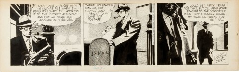 Rip Kirby 2-18-1955 Daily by Alex Raymond
