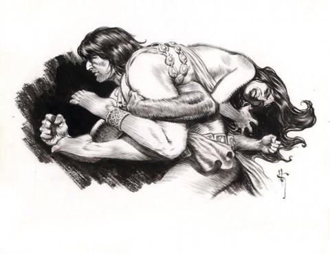 Conan the Barbarian by Mark Schultz.  Source.