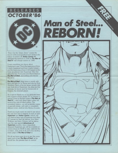 DC Releases October '86 page 1