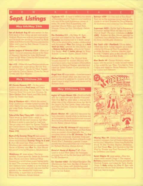 DC Releases September '86 page 2