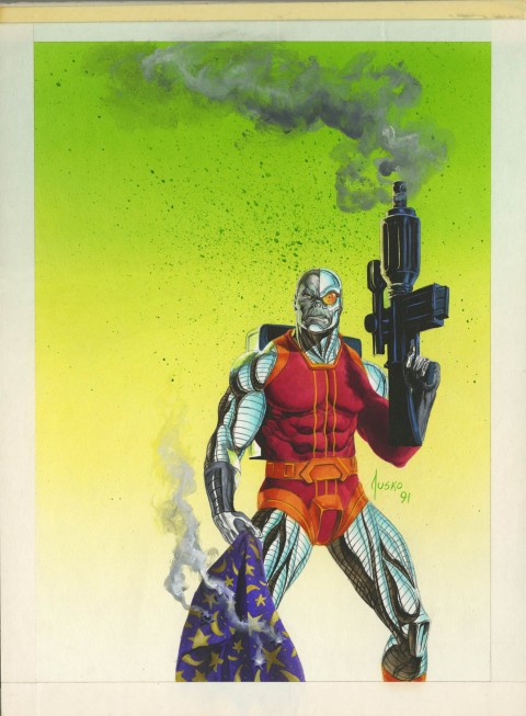 Deathlok by Joe Jusko.  Source.