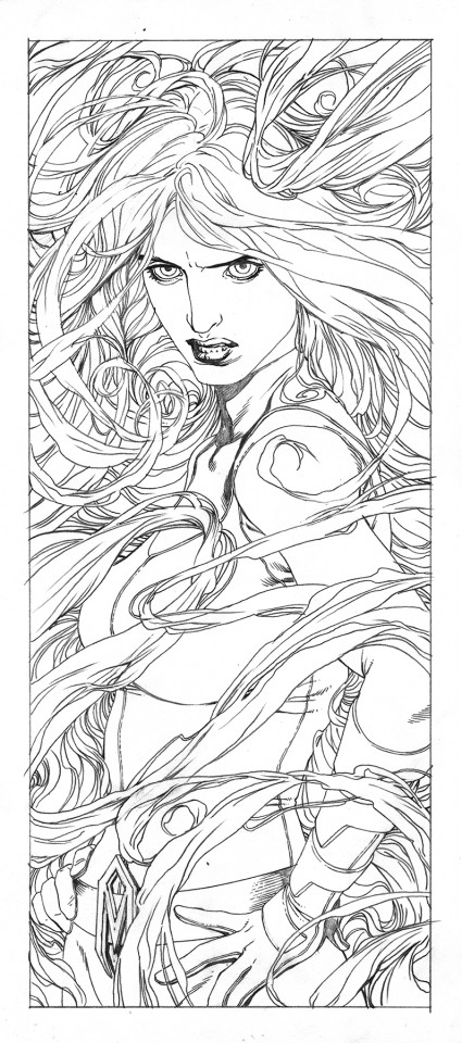 Medusa by Steve McNiven.  Source.