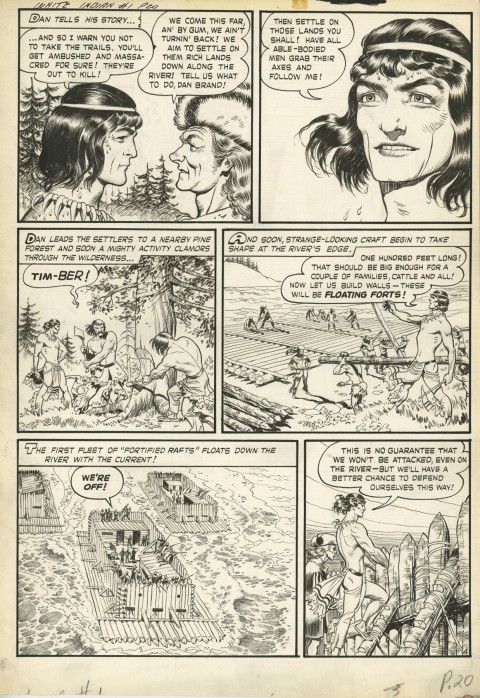 White Indian issue 11 page 4 by Frank Frazetta.  Source.