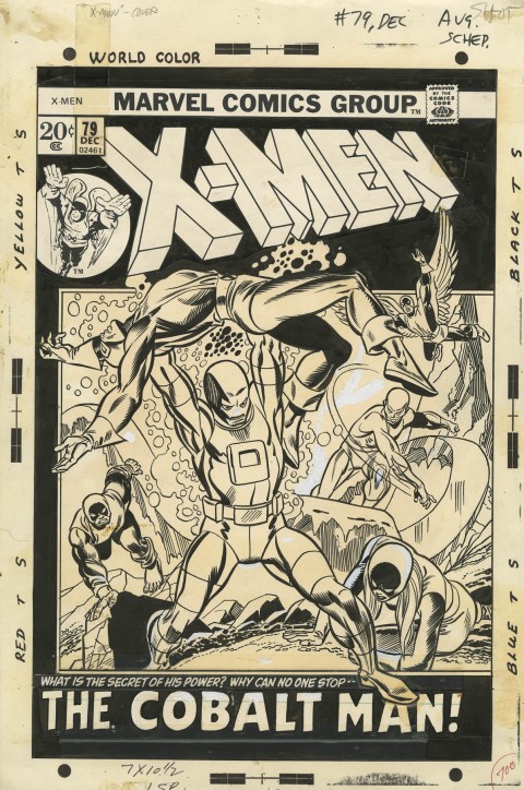 X-Men issue 79 cover by Gil Kane and Frank Giacoia.  Source.