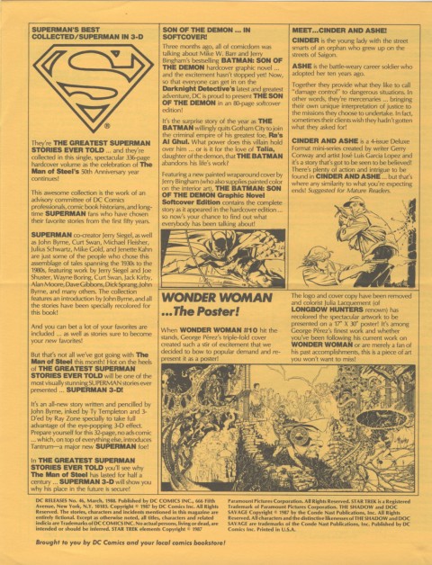 DC Releases March 88 Page 4