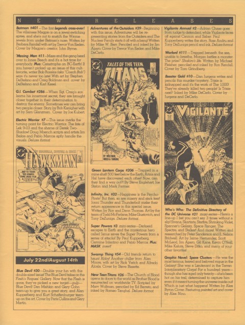 DC Releases November '86 page 3