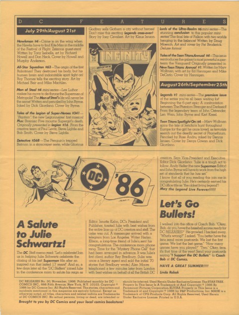 DC Releases November '86 page 4