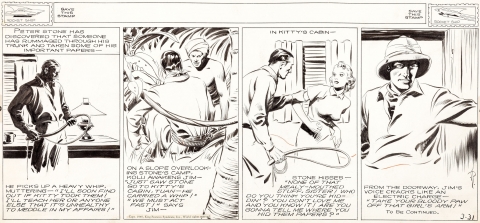 Jungle Jim Daily 3-31-1940 by Alex Raymond.  Source.