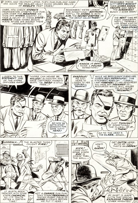 Strange Tales issue 149 page 11 by Jack Kirby and Ogden Whitney. Source.