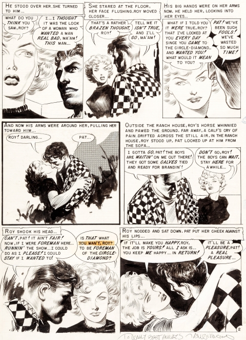 Crime Suspenstories issue 12 page 2 by Al Williamson and Frank Frazetta.  Source.