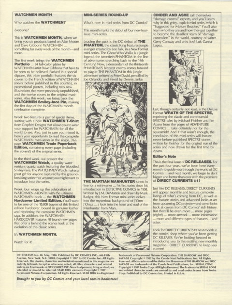 DC Releases May 88 Page 4