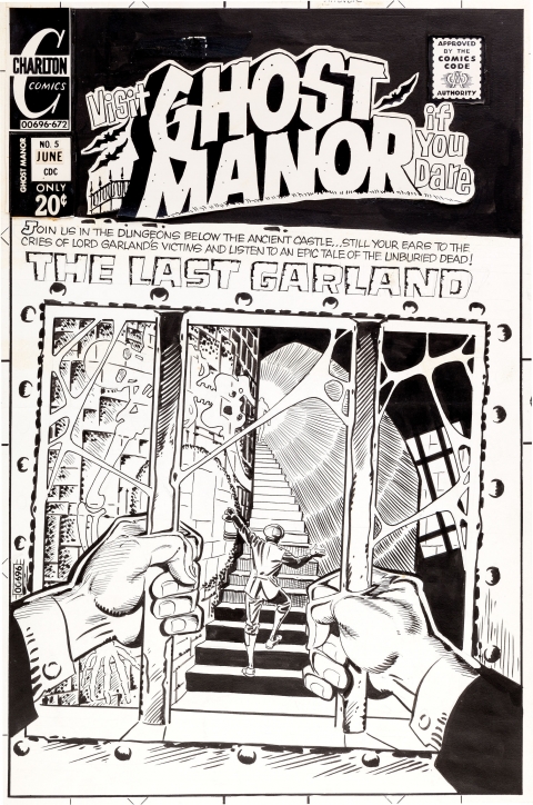 Ghost Manor issue 5 cover by Steve Ditko. Source.