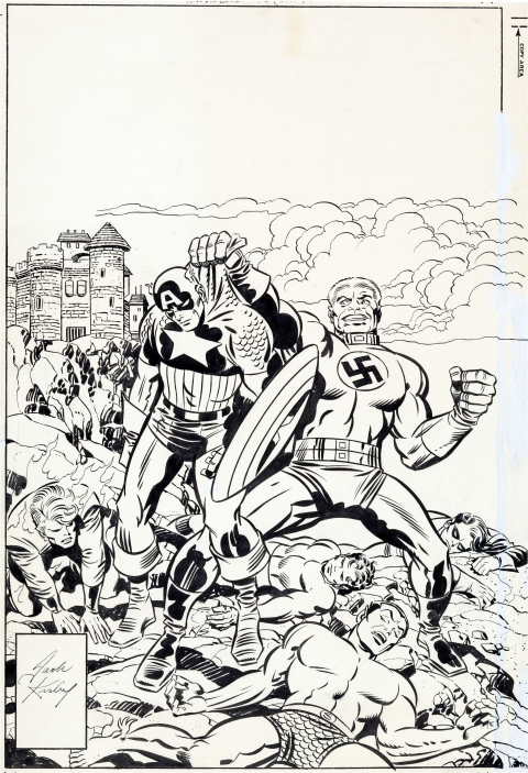 Invaders issue 16 cover by Jack Kirby and Joe Sinnott.  Source.