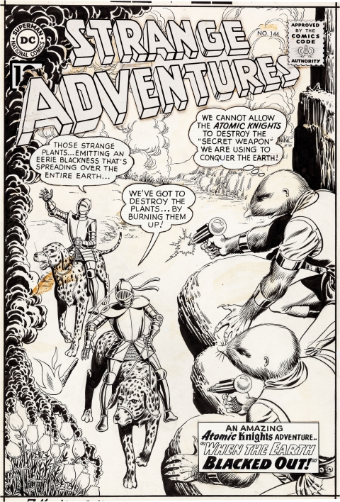 Strange Adventures issue 144 cover by Murphy Anderson.  Source.