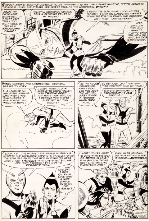 Tales To Astonish issue 49 page 2 by Jack Kirby and Don Heck.  Source.