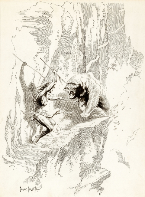 Tarzan by Frank Frazetta.  Source.