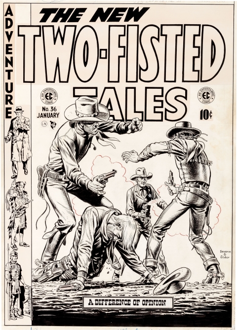 Two-Fisted Tales issue 36 cover by John Severin and Bill Elder.  Source.