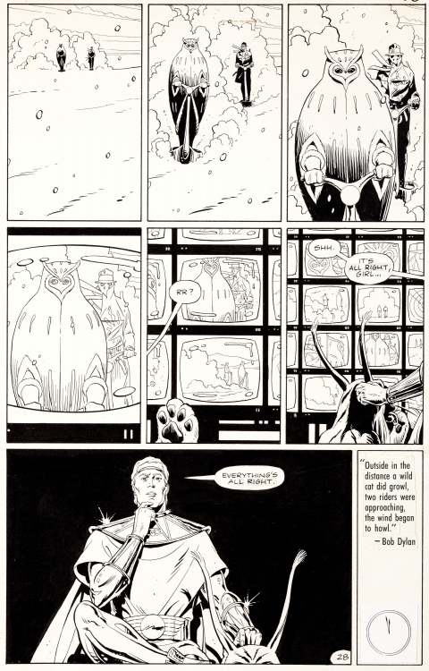 Watchmen issue 10 page 28 by Dave Gibbons.  Source.