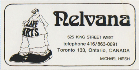 Early Nelvana business card