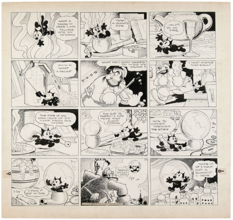 Felix The Cat Sunday 03-24-1935 by Otto Messmer