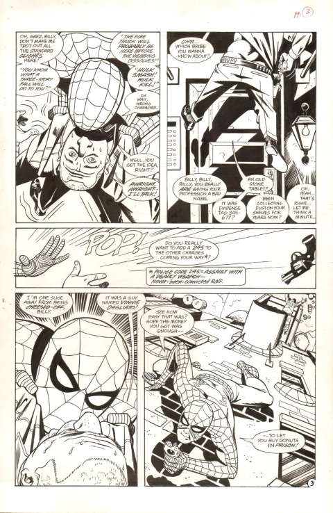 Spider-Man Lifeline issue 2 page 3 by Steve Rude and Bob Wiacek