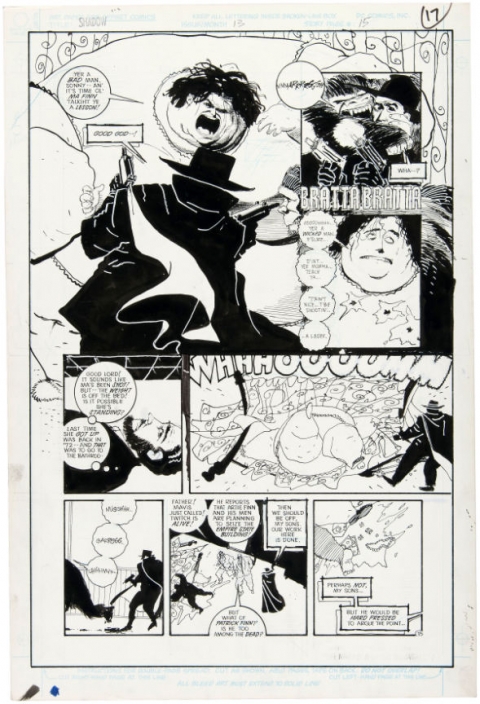 The Shadow issue 13 page 15 by Kyle Baker