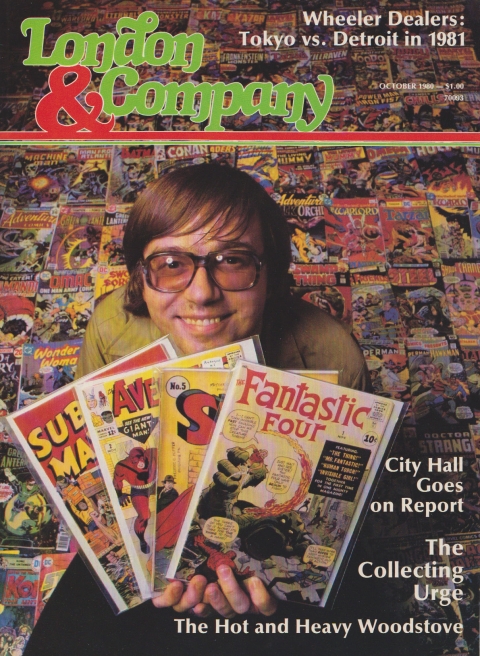 Eddy on the cover of a local magazine in 1980