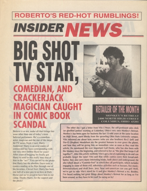 Dark Horse Insider November 1991 page 2