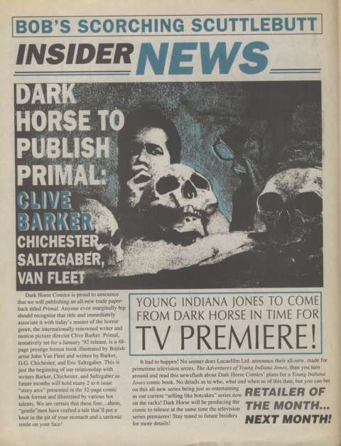 Dark Horse Insider September 1991 Page 2