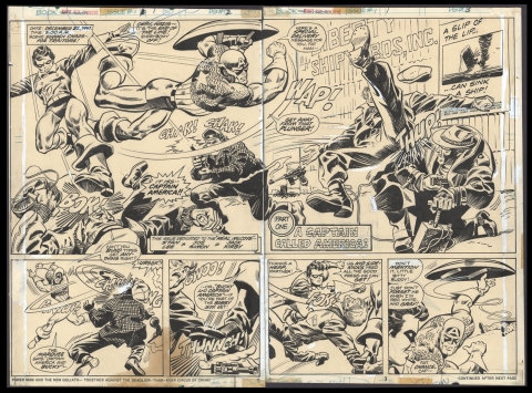 Giant-Size Invaders issue 1 pages 2-3 by Frank Robbins and Vince Colletta