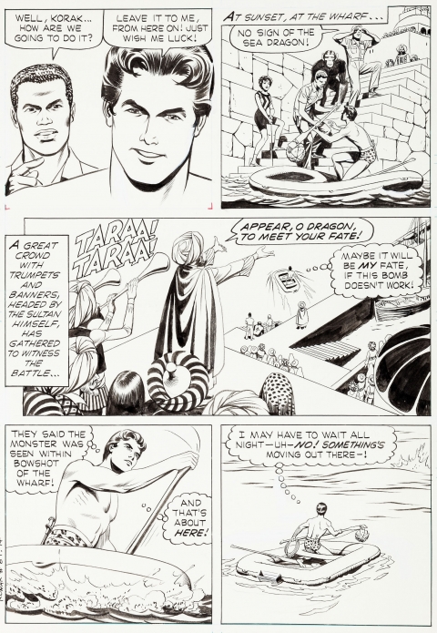 Korak Son Of Tarzan issue 8 page 14 by Russ Manning.  Source.