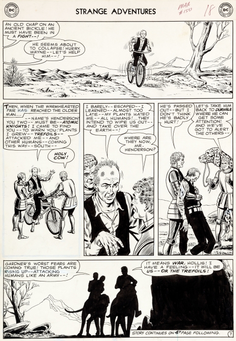 Strange Adventures issue 150 page 7 by Murphy Anderson.  Source.