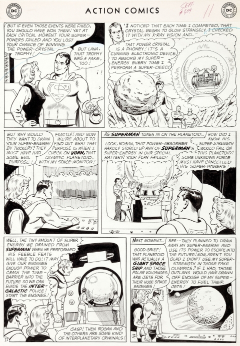 Action Comics issue 304 page 11 by Curt Swan and George Klein.  Source.