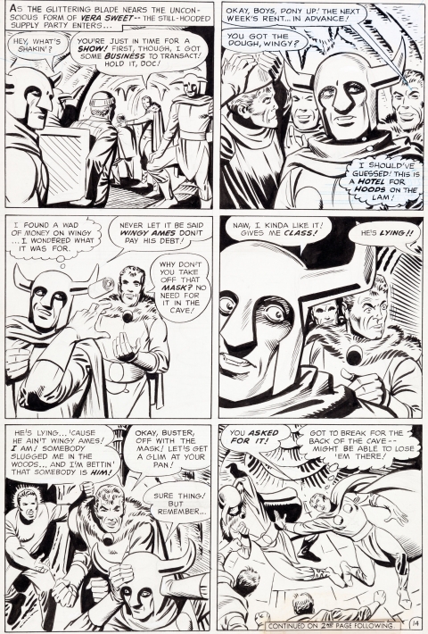 Beware The Creeper issue 3 page 14 by Steve Ditko.  Source.