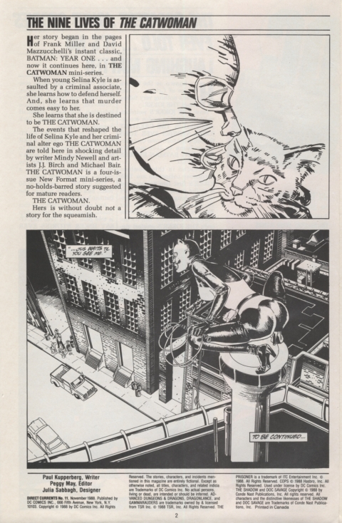 DC Direct Currents 11 November 1988 Page 2