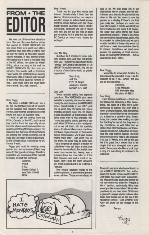 DC Direct Currents 11 November 1988 Page 3