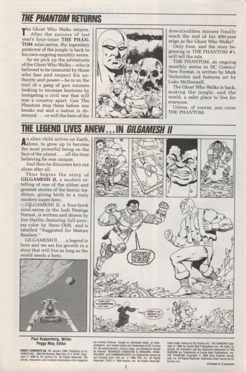 DC Direct Currents 13 January 1989 Page 2