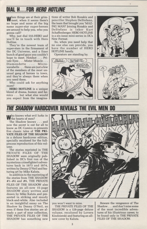 DC Direct Currents 13 January 1989 Page 3