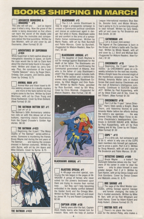 DC Direct Currents 14 February 1989 Page 4