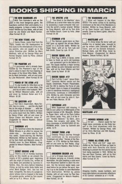 DC Direct Currents 14 February 1989 Page 6