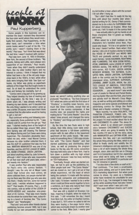 DC Direct Currents 14 February 1989 Page 7