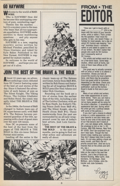 DC Direct Currents 5 May 1988 Page 3