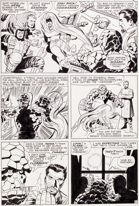 Fantastic Four issue 41 page 11 by Jack Kirby and Vince Colletta.  Source.