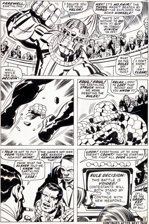 Fantastic Four issue 93 page 9 by Jack Kirby and Frank Giacoia.  Source.